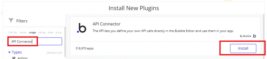 Install an API connector