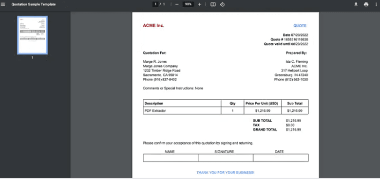Sample PDF