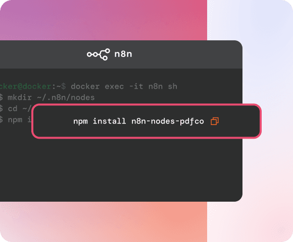 n8n npm install