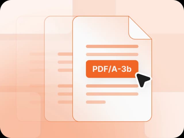 Convert to PDF/A-3b