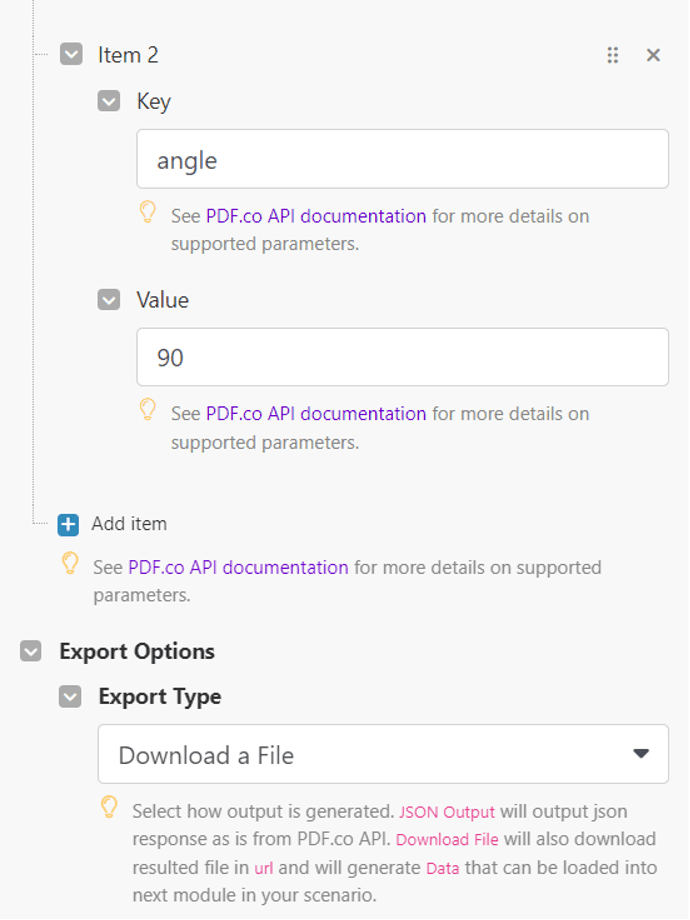 Setup Make API Call Configuration