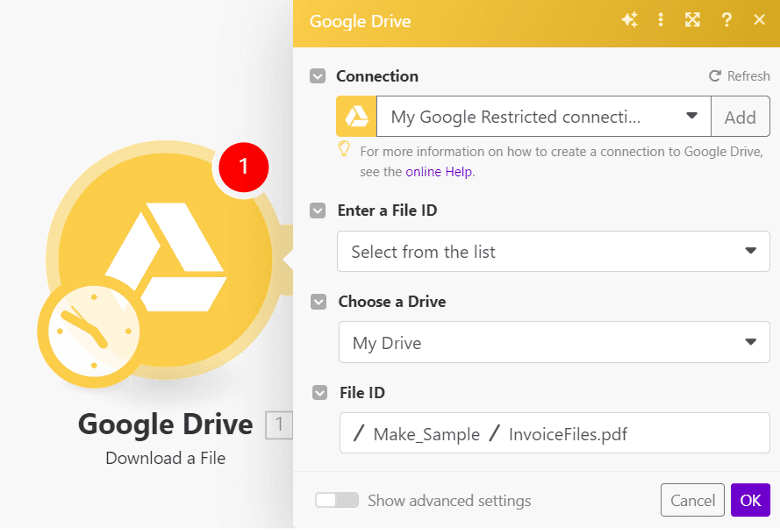 Setting up Google Drive