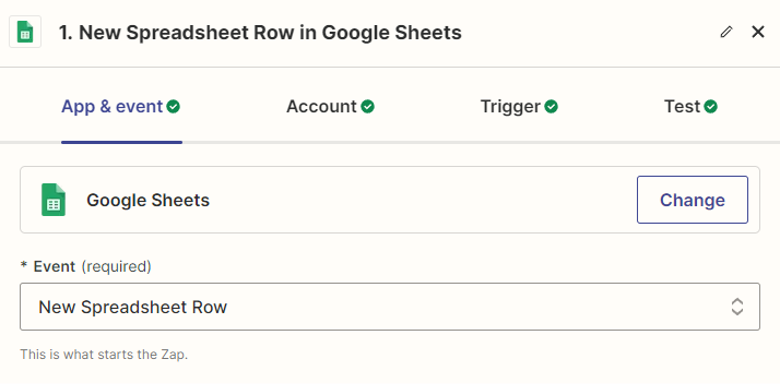 Google Sheets module