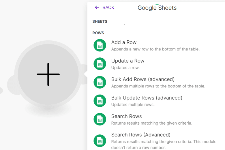 Google Sheets Module