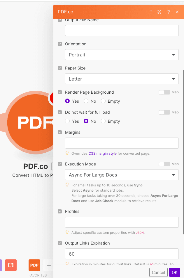 Setup PDF.co module