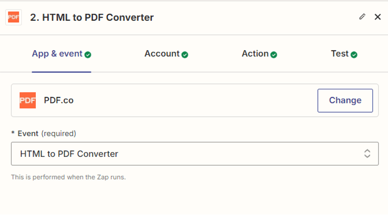 Add the PDF.co App