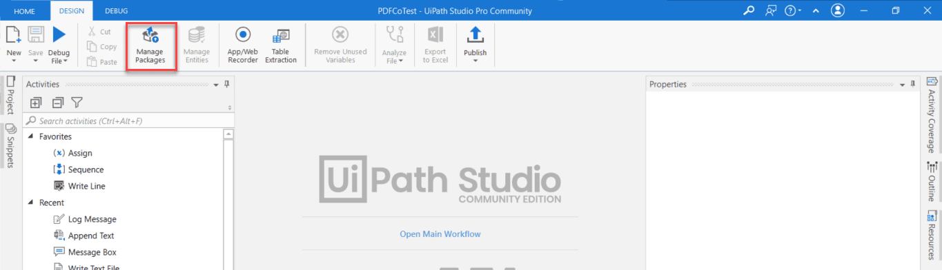 UiPath Open Package Manager