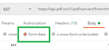 form-data