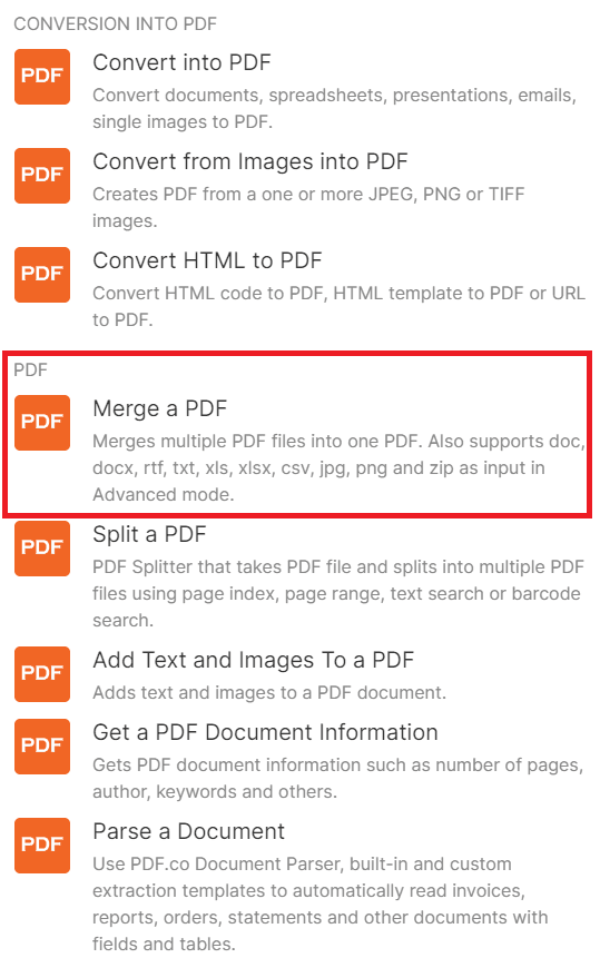 Add Another PDF.co Module