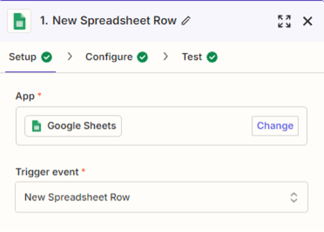 Google Sheets App