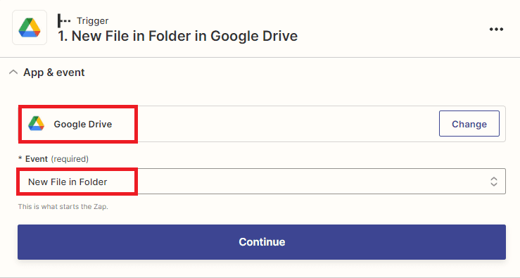 Add Google Drive App