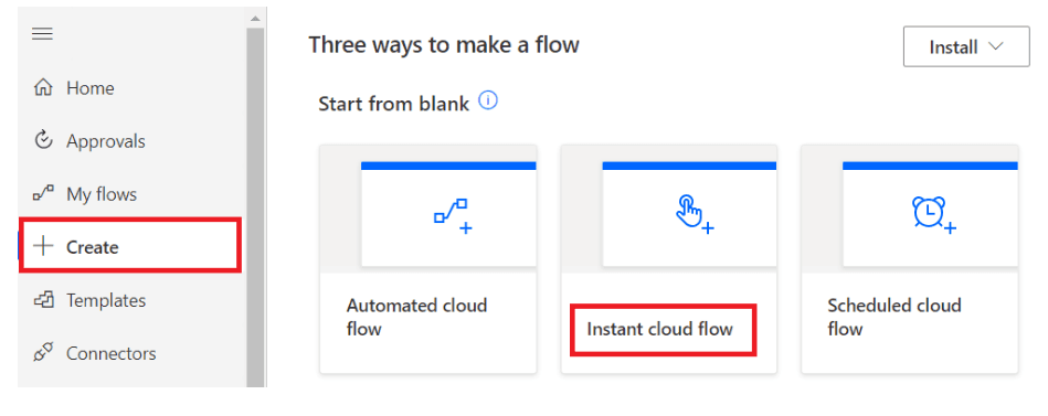 Create a New Custom Flow