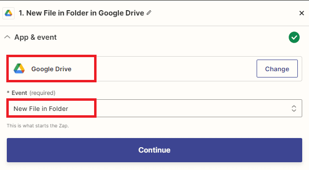 Add Google Drive App