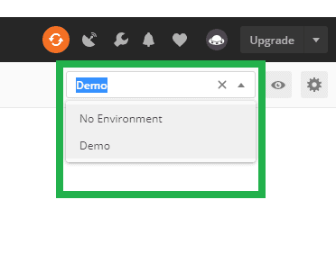 Select Environment Name