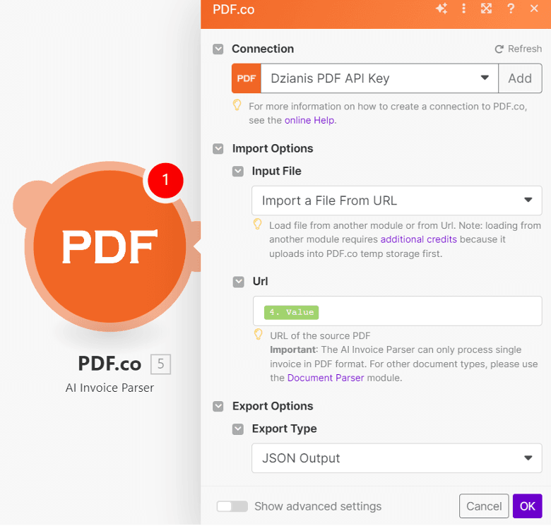 Setup Parse a Document Module