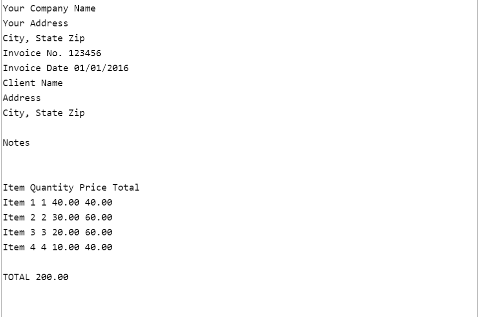 Screenshot of PDFLite.co Output