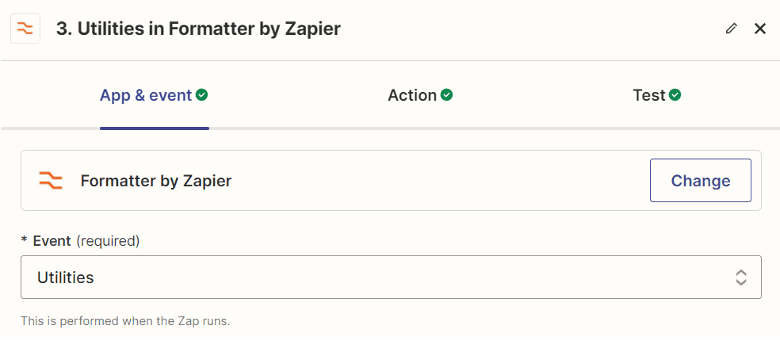 Formatter by Zapier