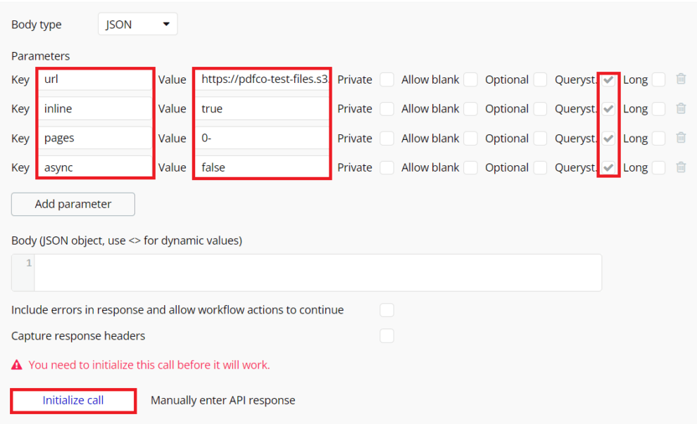 Step 7: Setup API Connector