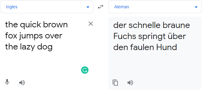 Translation using Google Translate