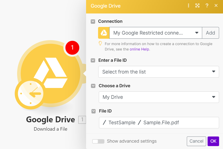 Google Drive Set Up