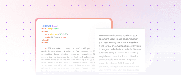 PDF HTML