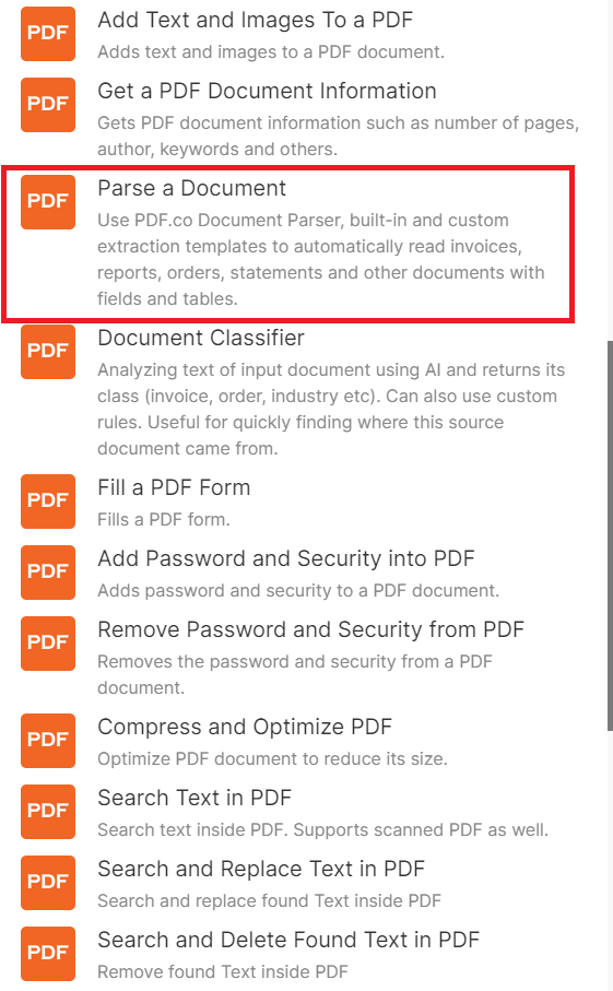 Add PDF.co Module