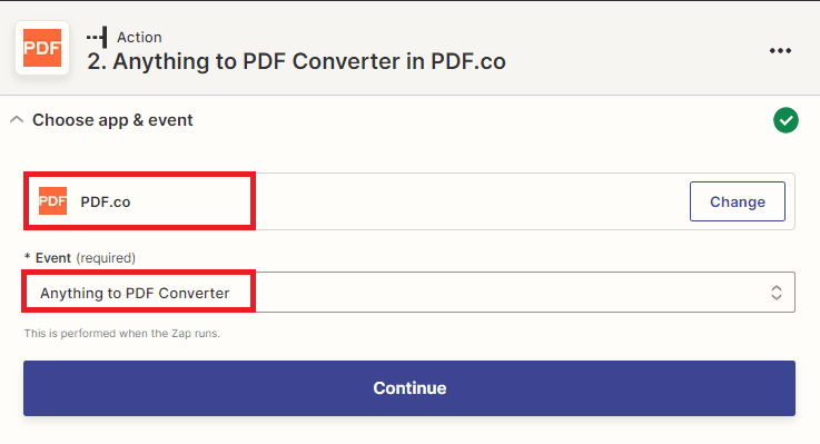 Add PDF.co App