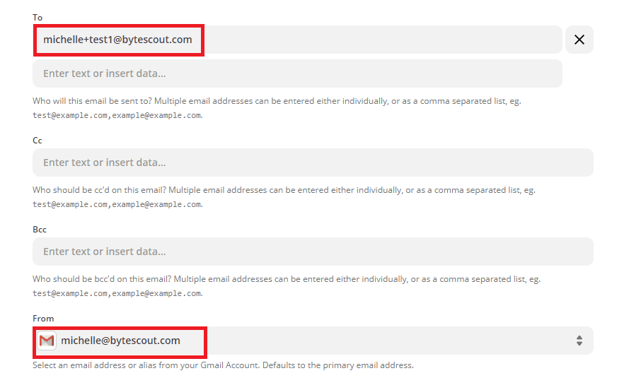 Gmail in Zapier