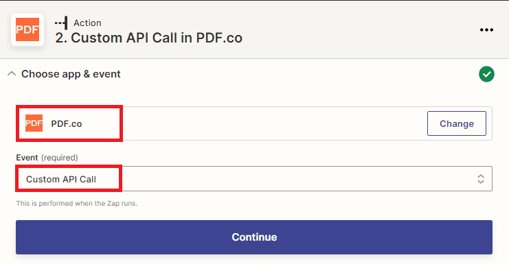 Add PDF.co App