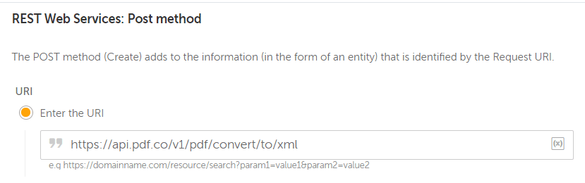 URI Configuration