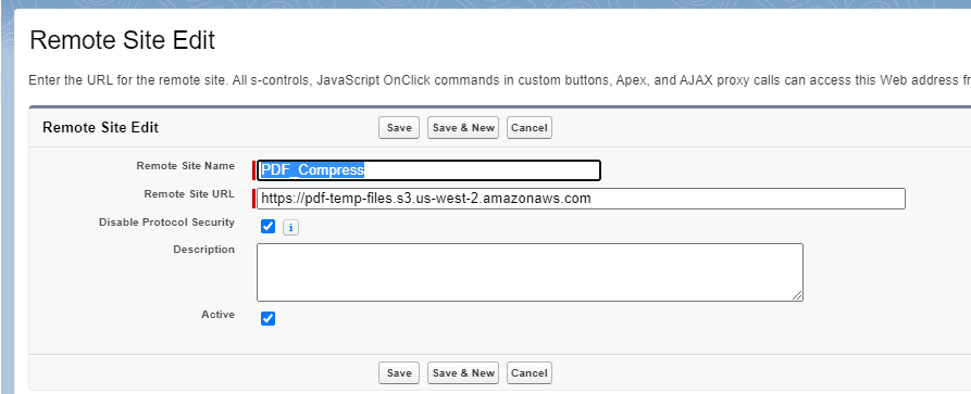 PDF.co Remote Site Settings