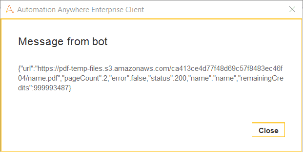 Execute Bot and Review Output