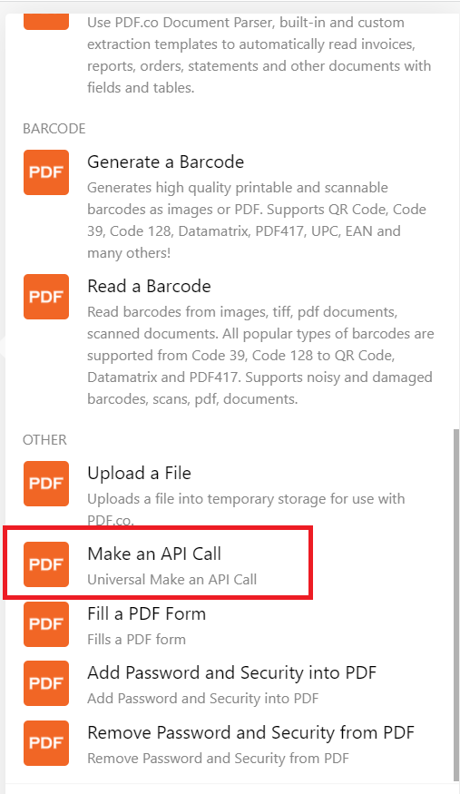 Make an API Call Module