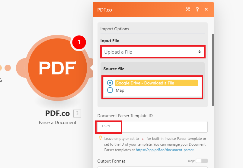 Setup PDF.co Module