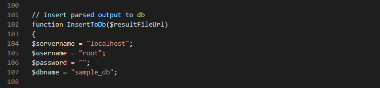 Database Information