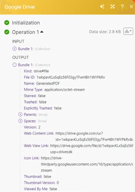 Run Scenario to Upload File