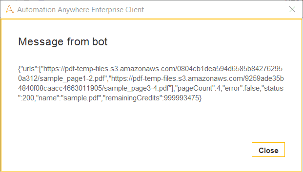 Execute Bot and Review Output