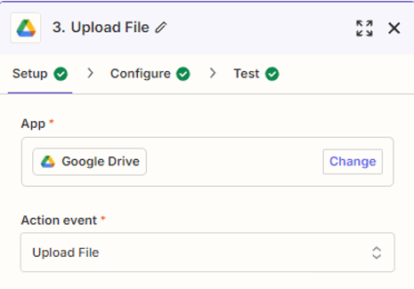 Google Drive Upload File