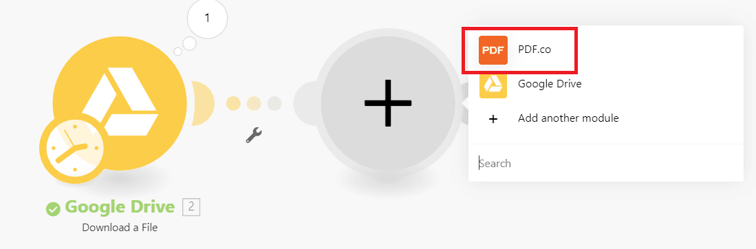 Add PDF.co Module