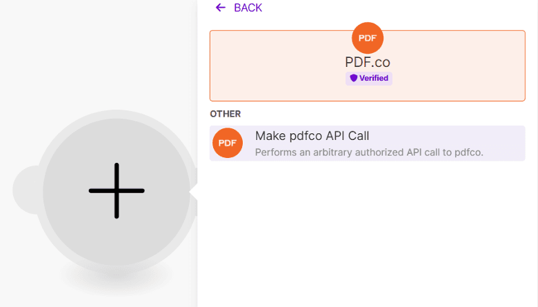 Add the PDF.co Module