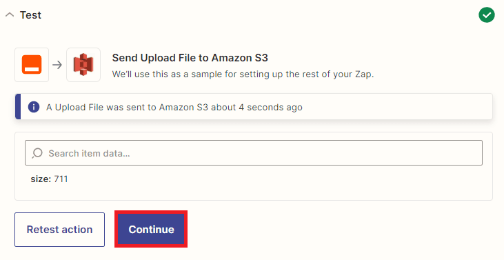 Amazon S3 Result