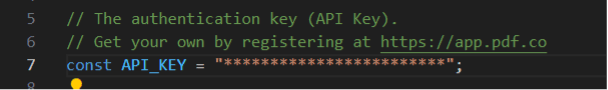PDF.co API Key