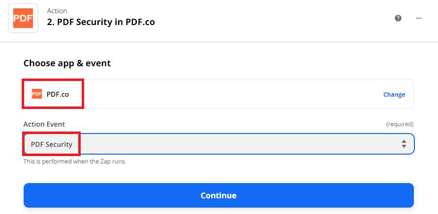 Add PDF.co Security