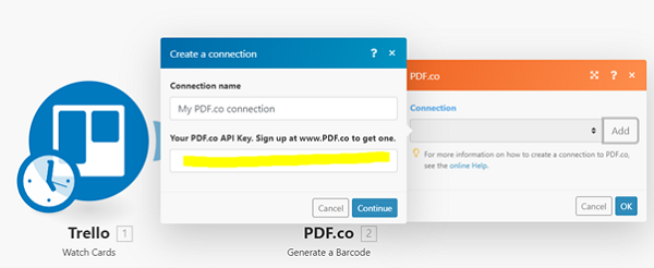 API Key in PDF.co