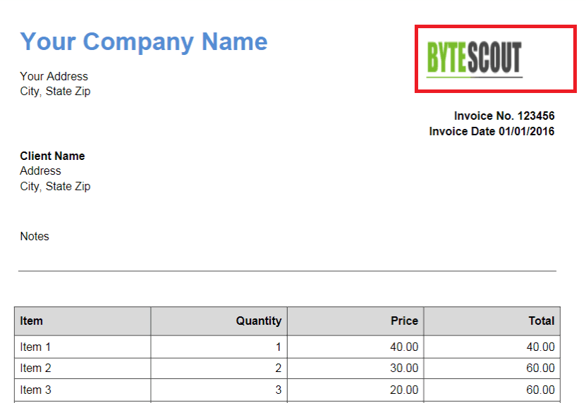 Resulting PDF file