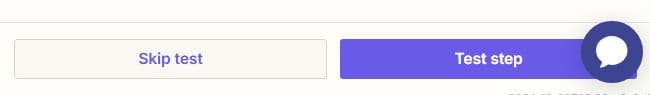Use the Skip Test option
