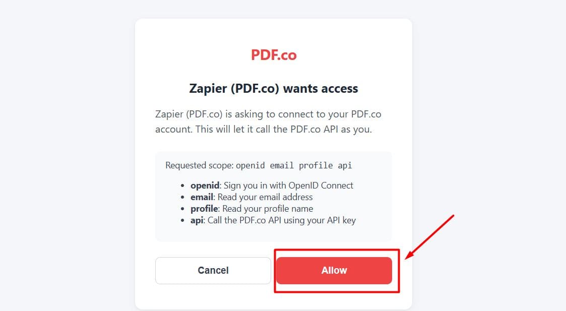 Allow Access