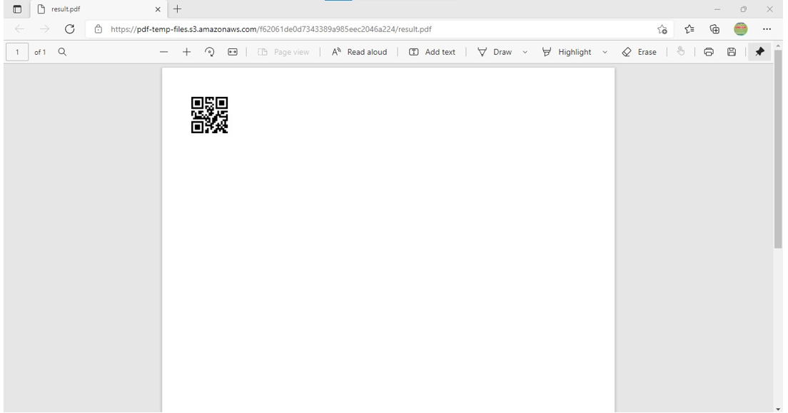 HTML to PDF Output with Built-in Barcodes
