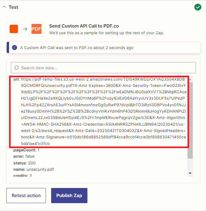 Remove Password Result