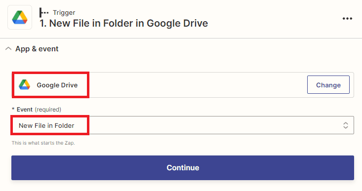 Add Google Drive App